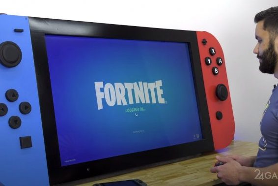 Гигантская действующая модель Nintendo Switch массой 29,5 кг (видео) » 24Gadget.Ru :: Гаджеты и технологии