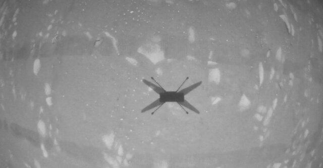 <pre>Изобретательность Марсианского вертолета НАСА делает самый длинный и самый быстрый полет