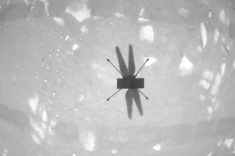 <pre>Вертолет НАСА Mars Ingenuity завершил второй полет