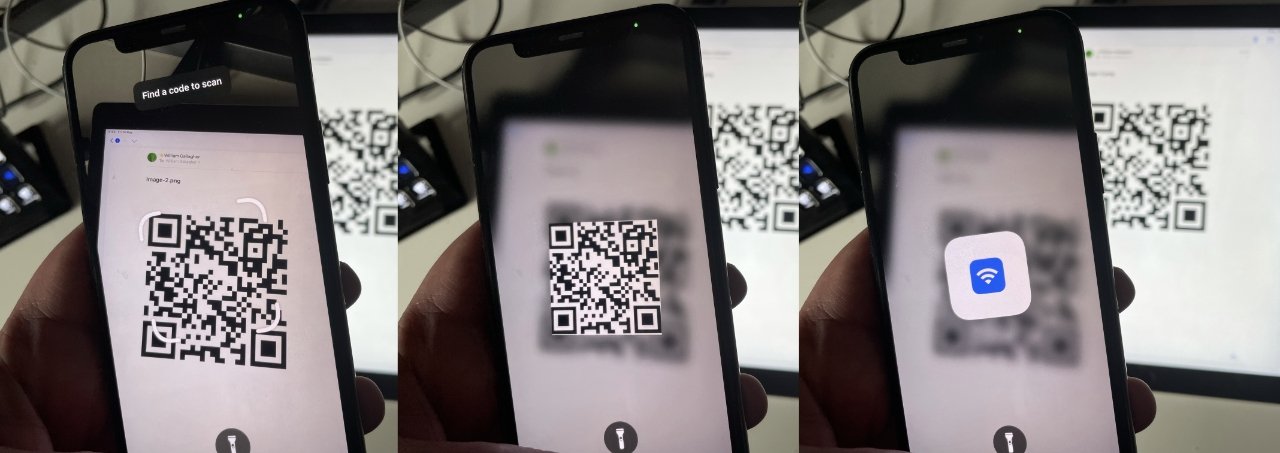  LR ваш гость ищет QR-код, iPhone регистрирует его и разблокирует сеть "loading =" lazy "class =" img-responsive article-image " /> </div>
<p> <span class=