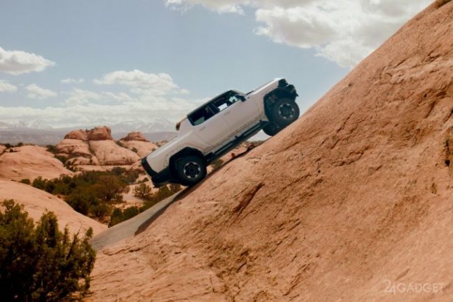 Полноценный электрический внедорожник GMC Hummer EV испытали в горах Моаба (видео) » 24Gadget.Ru :: Гаджеты и технологии