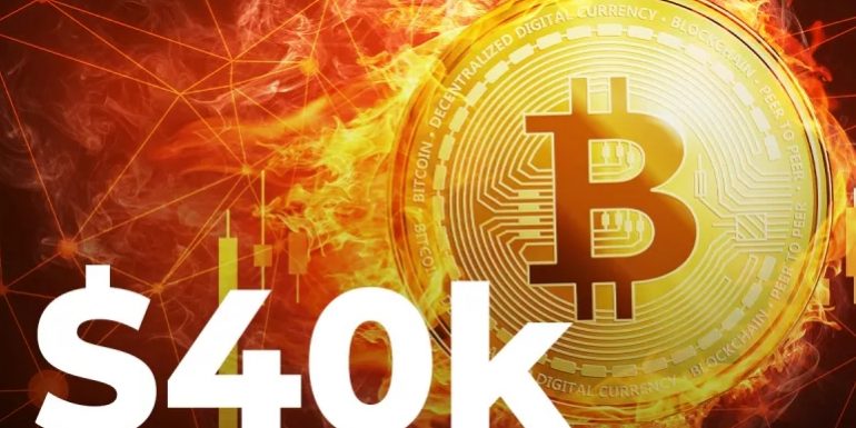 После сильного падения Bitcoin вернулся к 40 000$