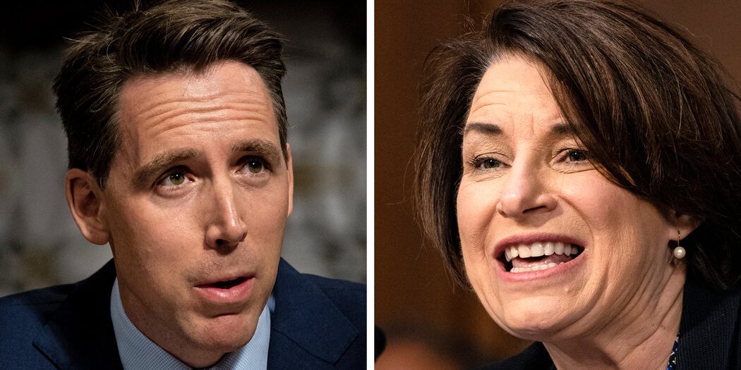 <pre>«Антимонопольное законодательство» Эми Клобучар и «Тирания больших технологий» Джоша Хоули