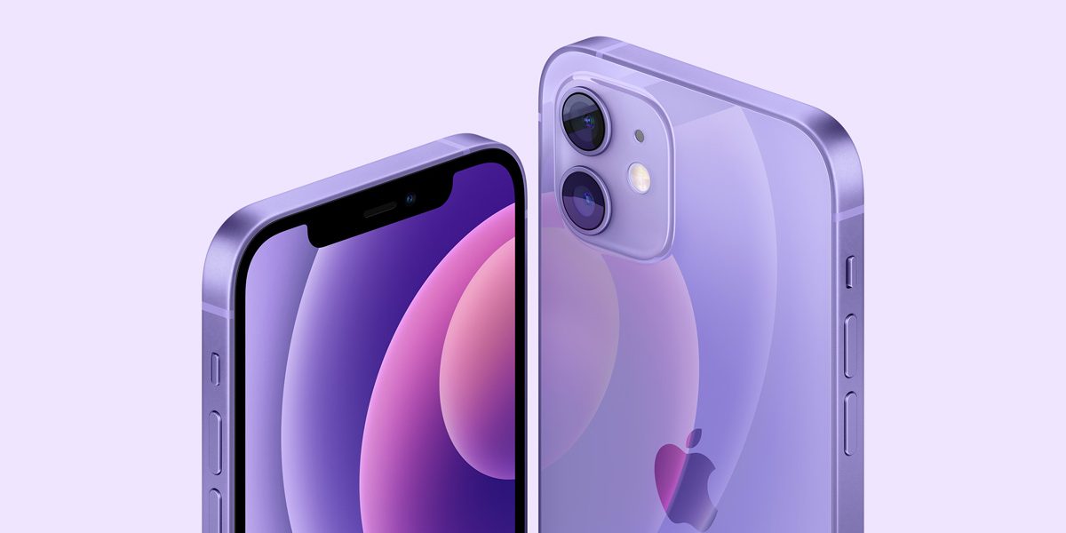 <pre>Apple представляет iPhone 12 и iPhone 12 mini в новом потрясающем фиолетовом цвете