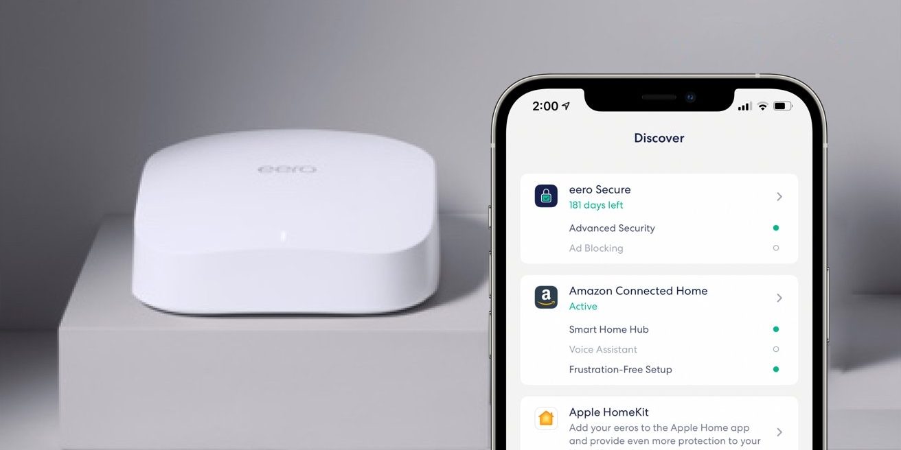 <pre>Линейка маршрутизаторов Amazon Eero 6 получает поддержку HomeKit