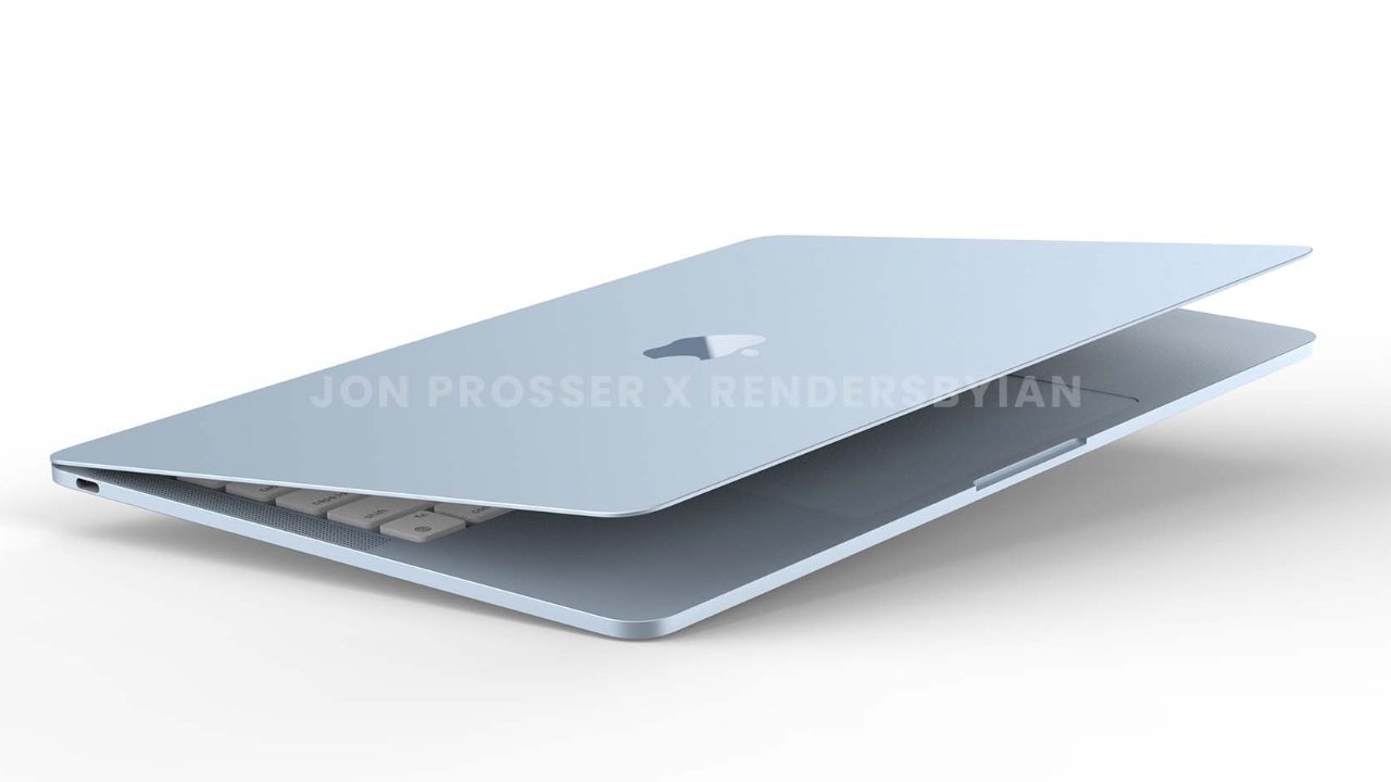  Синий MacBook Air - единственный Mac Prosser, который действительно видел на фотографиях "loading =" lazy "class =" img-responsive article-image "/> </div>
<p> <span class=
