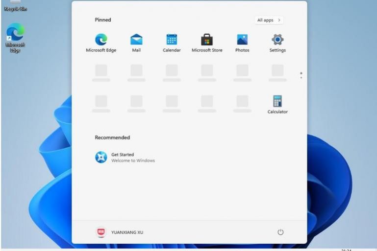 <pre>Утечка сборки Windows 11 показывает интерфейс, похожий на Windows 10X