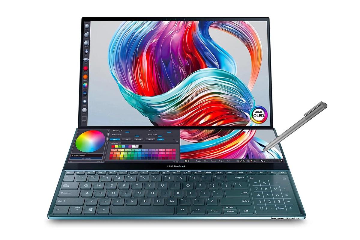  46.jpg" height = "auto" width = "1200" /> </span> </noscript></p>
<p> Еще один ноутбук с Windows, который стоит рассмотреть, — это ноутбук ASUS ZenBook Pro Duo, устройство премиум-класса, которое в настоящее время доступно по сниженной цене на 300 долларов. </p>
<p> Работающий под управлением Windows 10 Pro, ZenBook оснащен 15,6-дюймовым сенсорным дисплеем UHD, процессором Intel i7 10-го поколения, 16 ГБ оперативной памяти, SSD-накопителем 1 ТБ и графикой Nvidia GeForce RTX 2060. </p>
<p>        <a href=