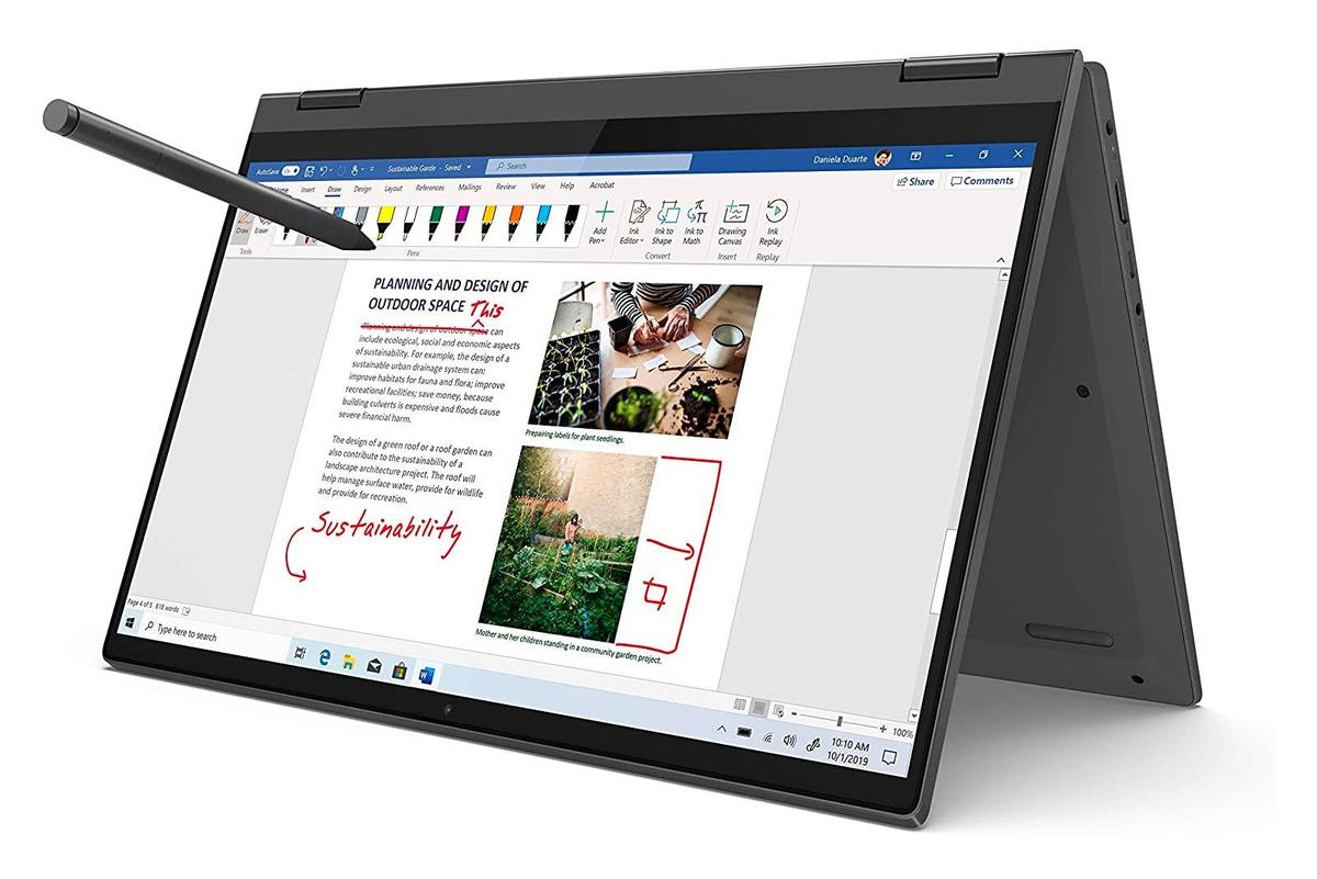  40.jpg" height = "auto" width = " </span> </noscript></p>
<p> Для покупателей, которые ищут гибридный ПК с Windows 10 Home через Prime Day, продается Lenovo Flex 5. Этот ноутбук оснащен 14-дюймовым сенсорным дисплеем Full HD, шарниром на 360 градусов, процессором AMD Ryzen 5, 16 ГБ оперативной памяти, 256 ГБ SSD-накопителя и графикой Radeon. В комплект поставки входит ручка, доступная в сером цвете. </p>
<p>        <a href=