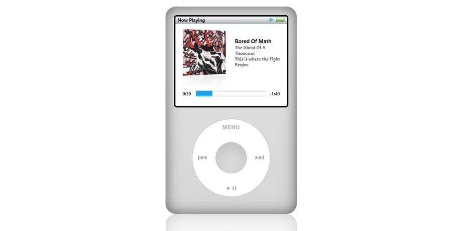 Энтузиаст создал веб-плеер в стиле iPod Classic для Apple Music и Spotify