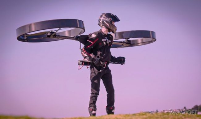 Индивидуальный рюкзак-вертолет CopterPack совершил первый полет (видео) » 24Gadget.Ru :: Гаджеты и технологии