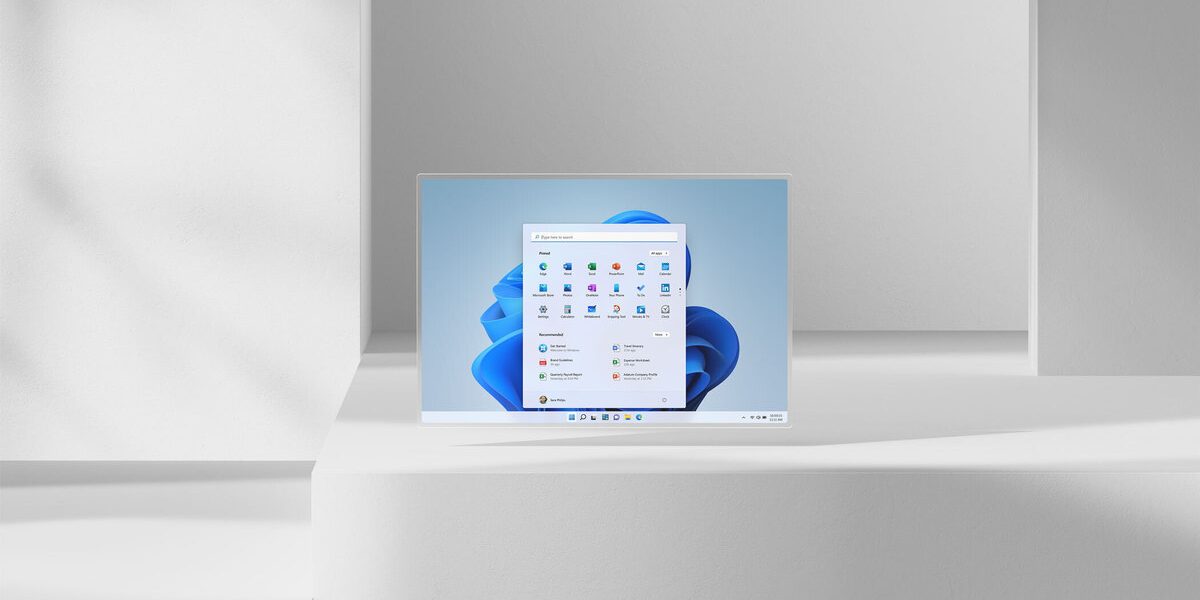 <pre>Microsoft поражает Apple выпуском Windows 11