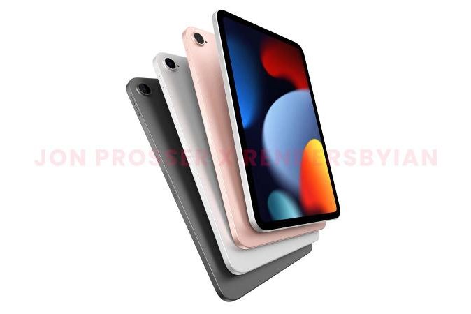 <pre>Новые рендеры раскрывают дизайн iPad mini шестого поколения