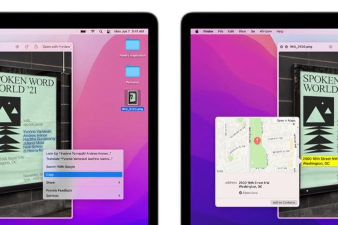 <pre>Функция Monterey OCR «Живой текст» все-таки появится на компьютерах Intel Mac