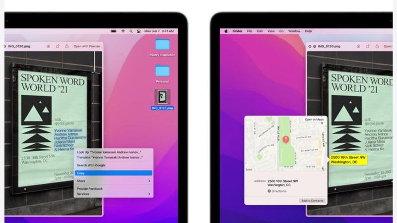 <pre>Функция Monterey OCR «Живой текст» все-таки появится на компьютерах Intel Mac