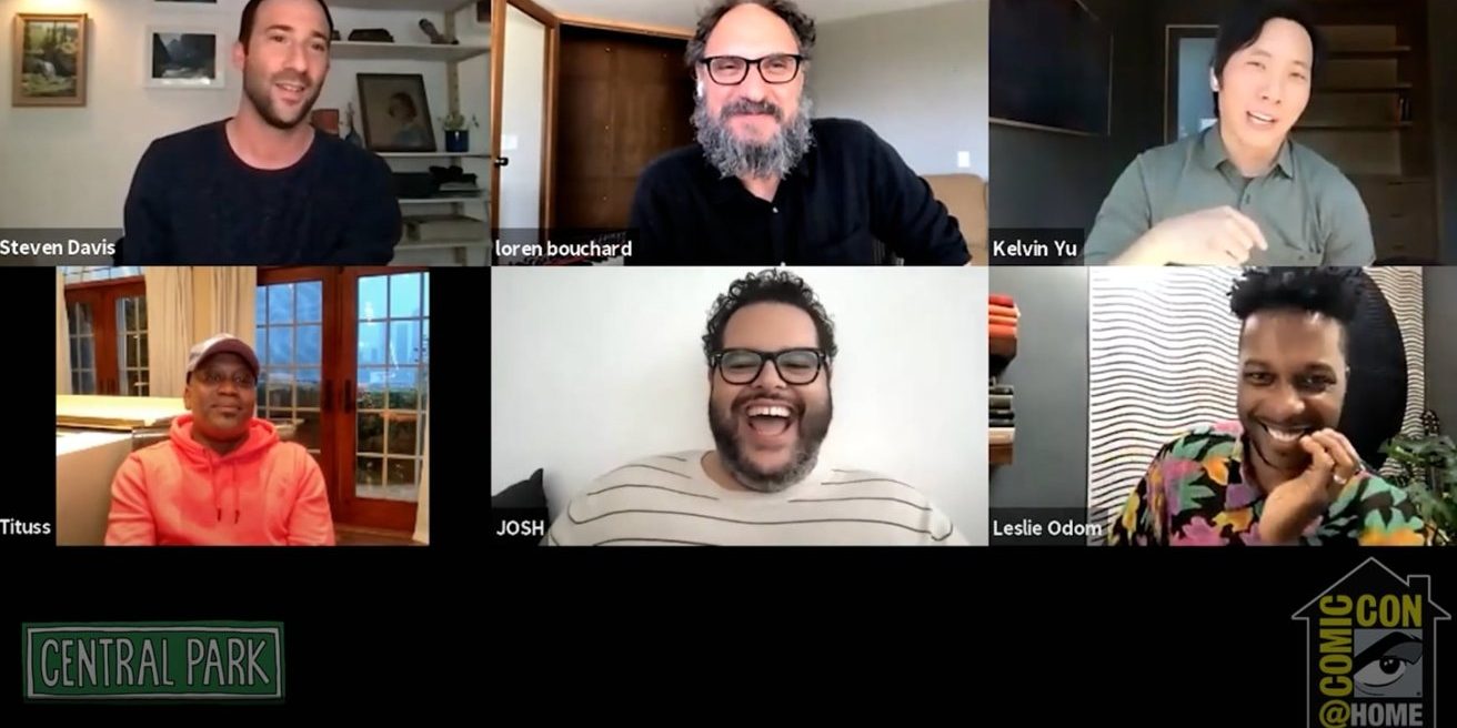 <pre>Apple TV + Актеры и продюсеры «Центрального парка» появляются на панели Comic-Con