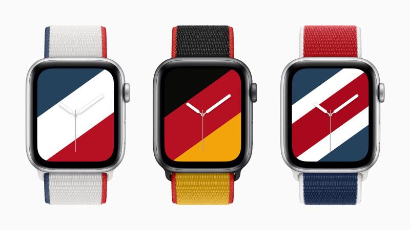 <pre>Apple выпускает ремешки с изображением флагов для Apple Watch