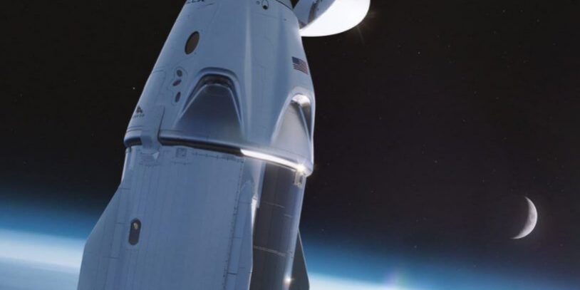 В космическом корабле Crew Dragon появится туалет с панорамным видом на космос