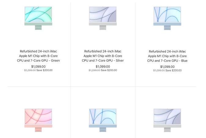 <pre>Apple продает отремонтированные iMac M1 - выгодно!