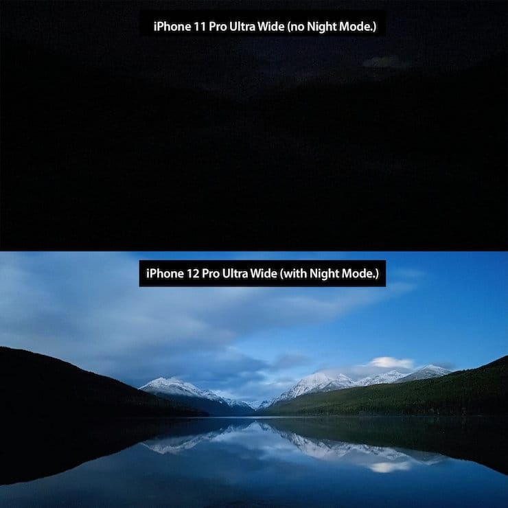 Ночная съемка на iPhone 12 Pro