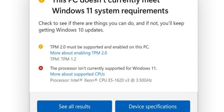 <pre>Windows 11: Microsoft твердо придерживается требований к оборудованию