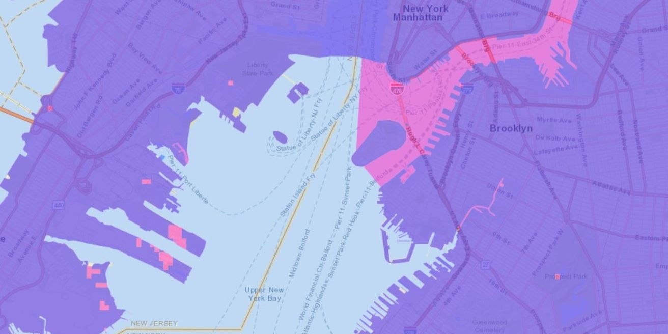 <pre>Карта мобильной широкополосной связи FCC показывает зоны покрытия LTE на всей территории США