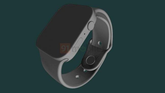 <pre>Утечка CAD-рендеров раскрывает дизайн Apple Watch Series 7