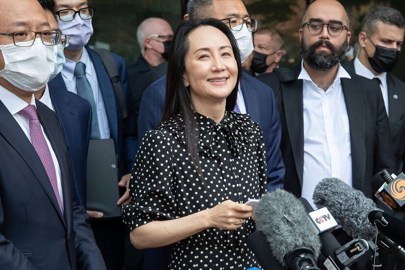 <pre>США достигли соглашения об освобождении компании Huawei Мэн Ваньчжоу