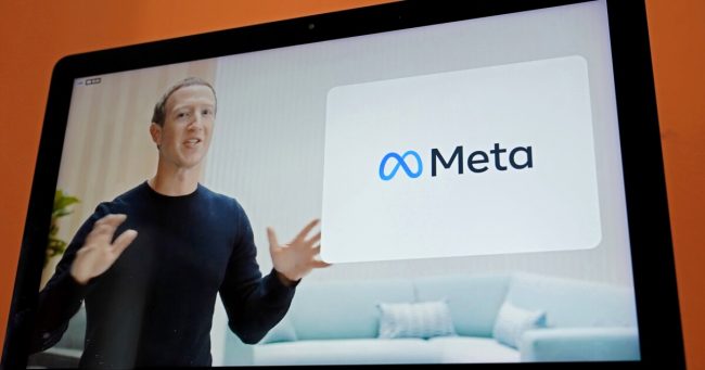 <pre>Facebook меняет название на Meta, сигнализируя о смене акцента