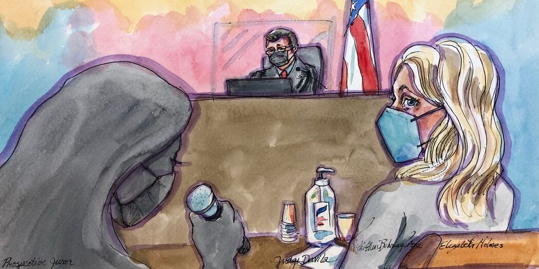 <pre>В зале суда с Элизабет Холмс из Theranos
