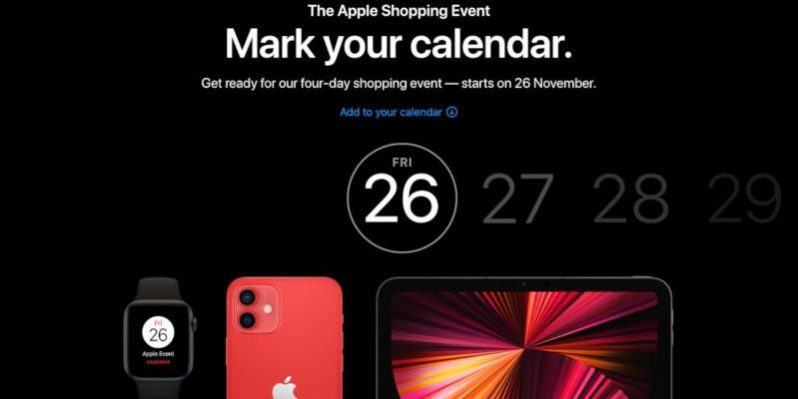 <pre>Apple объявляет о распродаже в Черную пятницу: подарочные карты на сумму до 160 фунтов стерлингов / 200 долларов США