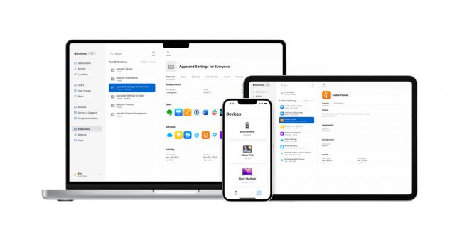 <pre>Apple представляет Apple Business Essentials