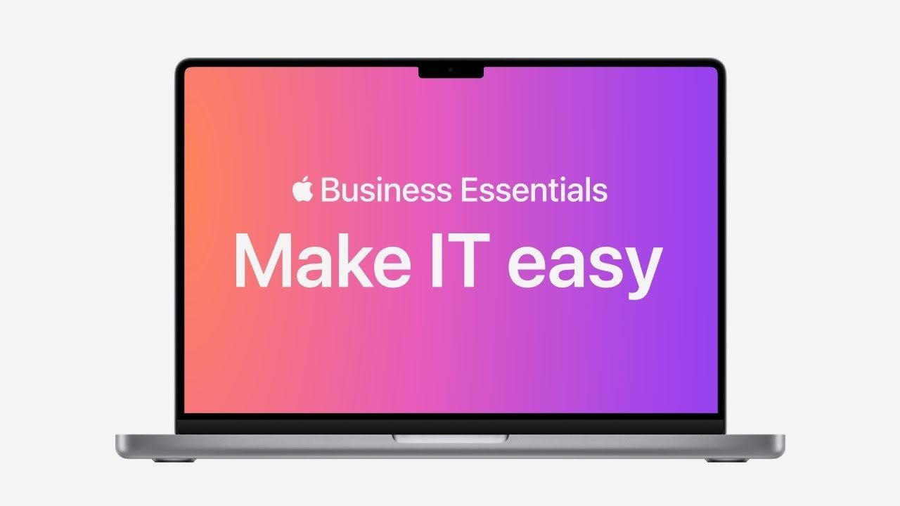 Business essentials. Apple Business Essentials. Introducing Apple. New Essentials. Business Essential 500.