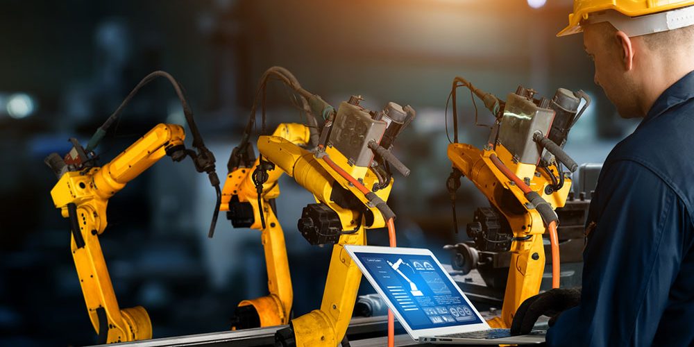 <pre>Нехватка рабочих мест, пандемия. Рекордные заказы на роботов в Северной Америке