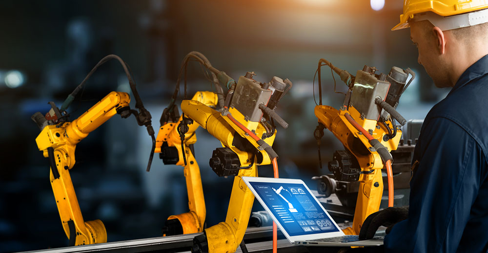 <pre>Нехватка рабочих мест, пандемия. Рекордные заказы на роботов в Северной Америке