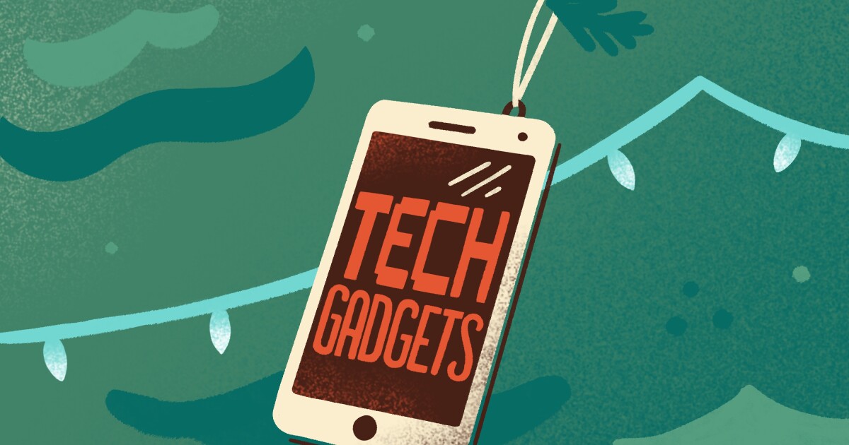 <pre>Праздничные технические подарки: наушники, зарядные устройства, динамики и т. Д.