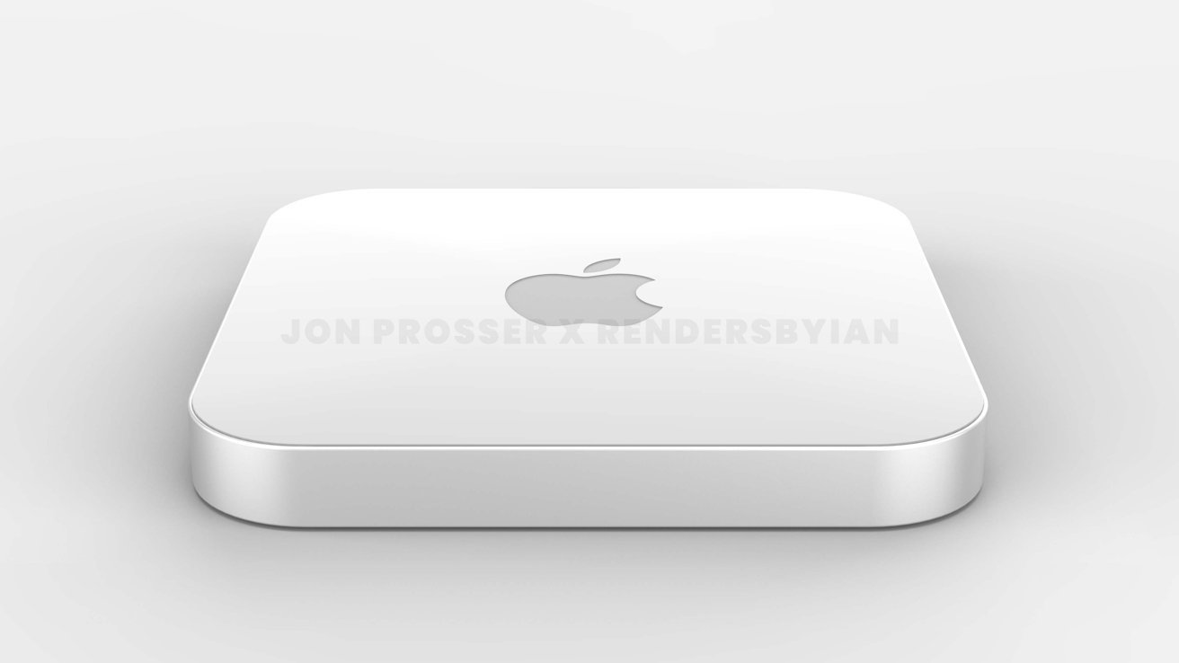  Визуализация нового Mac mini с крышкой из плексигласа. "height =" 738 "loading =" lazy "class =" img-responseive article-image "/>
</div>
<p> <span class=