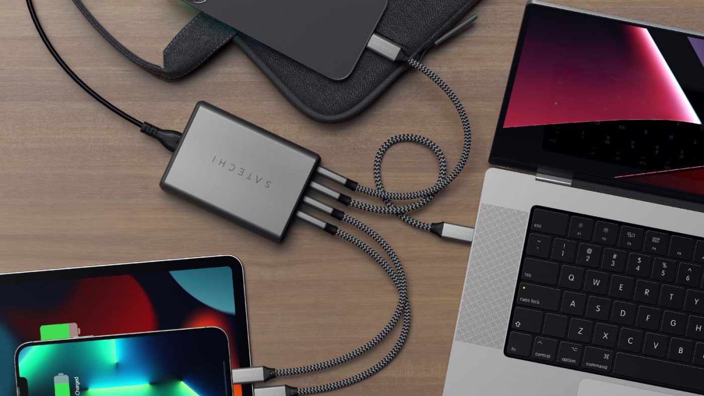 Satechi представила GaN-зарядку на 165 Вт с четырьмя USB-C