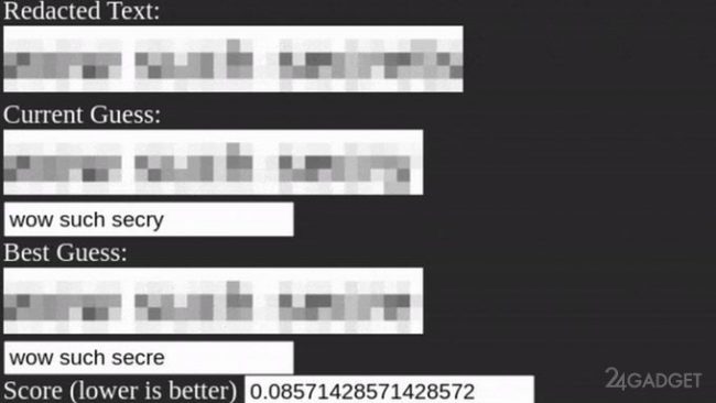 Создан алгоритм для распознавания пикселизированного, «размытого» текста (2 фото) » 24Gadget.Ru :: Гаджеты и технологии