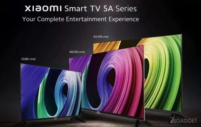 Xiaomi Smart TV 5A — линейка доступных телевизоров от 32 до 43 дюймов (4 фото) » 24Gadget.Ru :: Гаджеты и технологии
