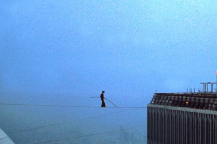 Филипп Пети – человек, который прошел по тросу между небоскребами