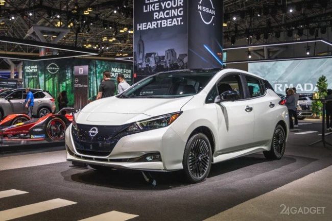 Nissan показал обновлённый электромобиль Nissan Leaf 2023 (4 фото) » 24Gadget.Ru :: Гаджеты и технологии