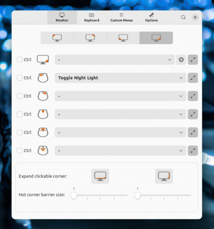 Custom Hot Corners Extended