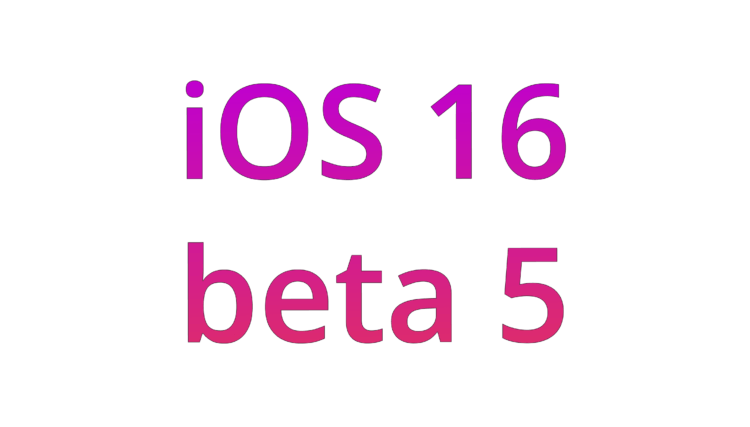 iOS 16 beta 5