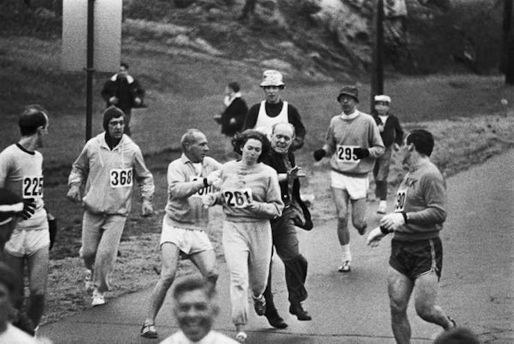 Участие женщин в Бостонском марафоне