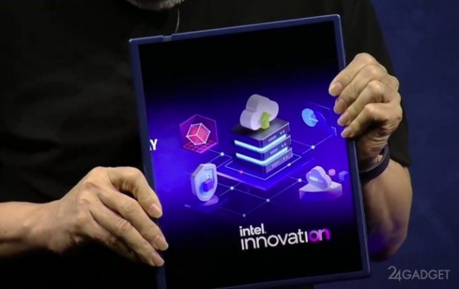 Samsung и Intel представили новое поколение растягивающихся экранов (видео) » 24Gadget.Ru :: Гаджеты и технологии