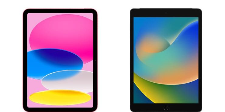 Сравнение iPad 10 (2022) и iPad 9 (2021)