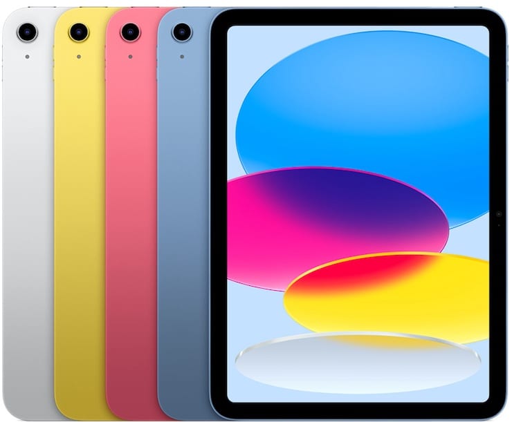 Цвета iPad 10 (2022)