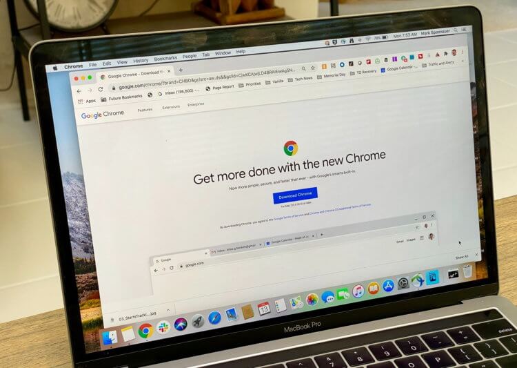 Браузер для Mac. Google Chrome — универсальный кроссплатформенный браузер. Фото.