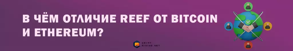 Разница между Reef и Bitcoin
